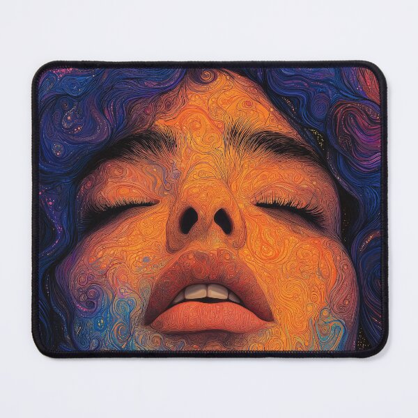 Item preview, Abstract Portrait with Swirling Colors designed and sold by davidonstudio.