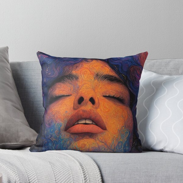 Item preview, Abstract Portrait with Swirling Colors designed and sold by davidonstudio.