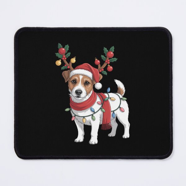 Item preview, Santa jack russell gorgeous reindeer Light Christmas designed and sold by MinaReinger.