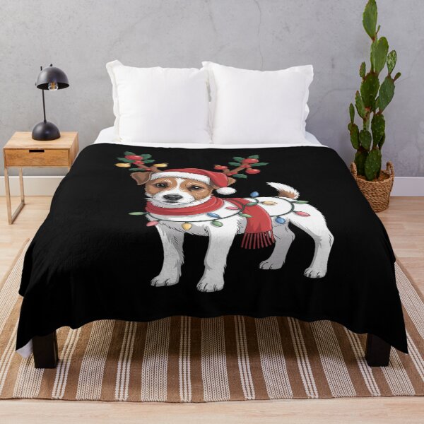 Item preview, Santa jack russell gorgeous reindeer Light Christmas designed and sold by MinaReinger.
