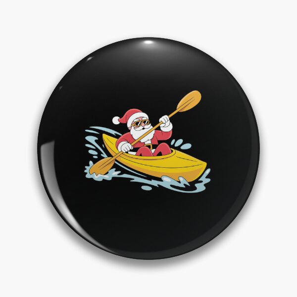 Item preview, Santa Kayaking Kayak Lovers Kayaker Canoeist Christmas designed and sold by HaileyRobel.