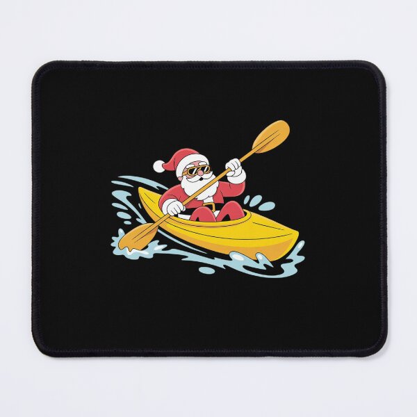 Item preview, Santa Kayaking Kayak Lovers Kayaker Canoeist Christmas designed and sold by HaileyRobel.