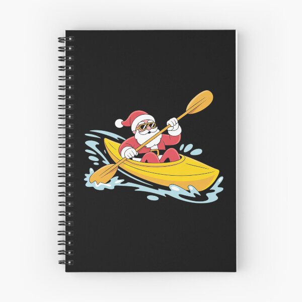 Item preview, Santa Kayaking Kayak Lovers Kayaker Canoeist Christmas designed and sold by HaileyRobel.