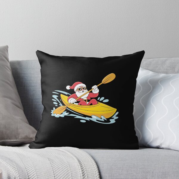 Item preview, Santa Kayaking Kayak Lovers Kayaker Canoeist Christmas designed and sold by HaileyRobel.
