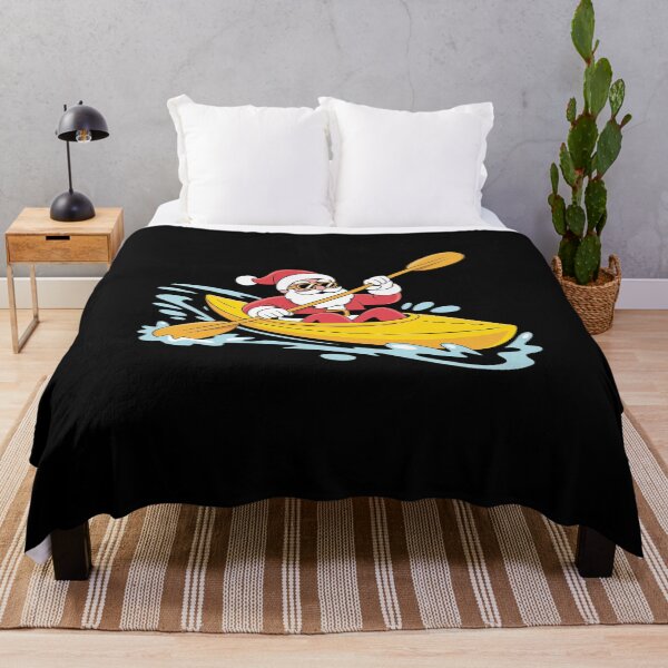Item preview, Santa Kayaking Kayak Lovers Kayaker Canoeist Christmas designed and sold by HaileyRobel.