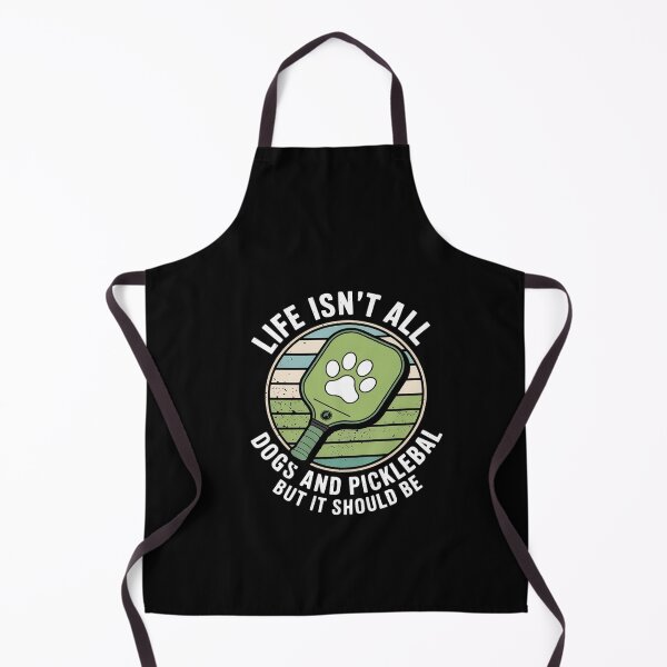Item preview, Life Isn't All Dogs And Pickleball Pickle Ball designed and sold by dainegilbert.