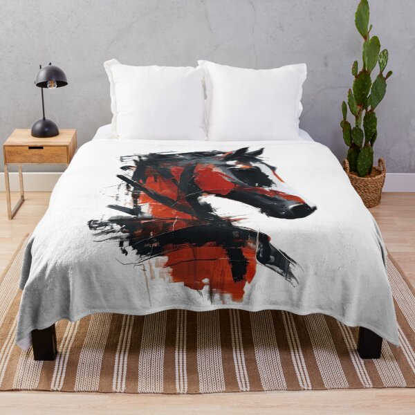 Item preview, Bold Abstract Horse Portrait designed and sold by caracatita75.