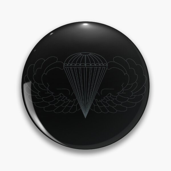 Item preview, Badge - Army - Parachutist - Basic - Black - Metal X 300 designed and sold by Military Insignia Products.