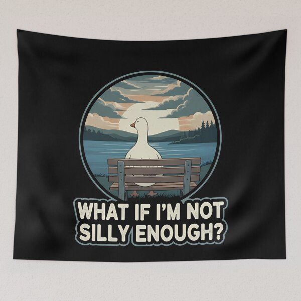 Item preview, What If I'm Not Silly Enough Goose Sunset Funny designed and sold by k3rstman1.