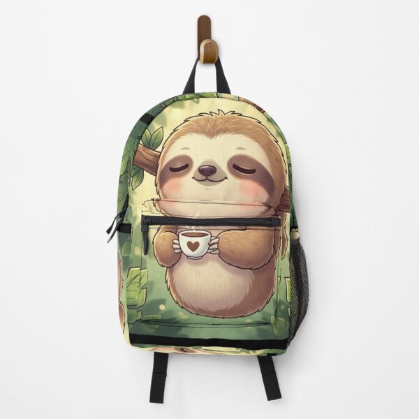 Item preview, Procrastinating Sloth -Retro Lazy Sloth Cartoon Illustration designed and sold by Whisky1111.