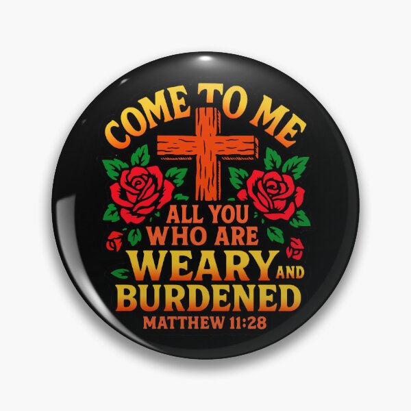 Item preview, Matthew 11:28 Come To Me All You Who Are Weary And Burdened designed and sold by plushism.