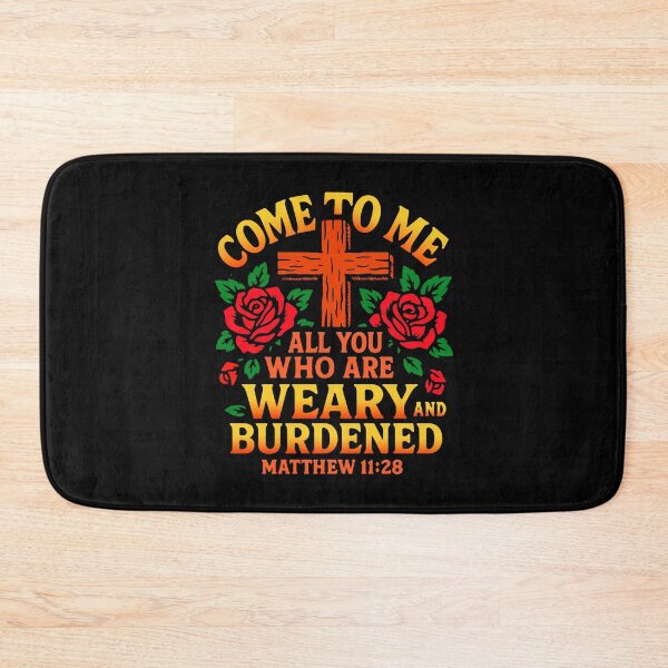 Item preview, Matthew 11:28 Come To Me All You Who Are Weary And Burdened designed and sold by plushism.