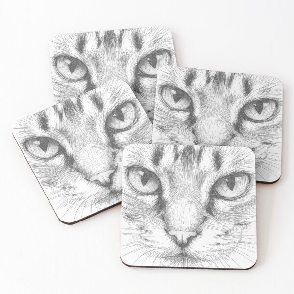 Item preview, Elegant Feline designed and sold by Leon Woods Pencil Art.