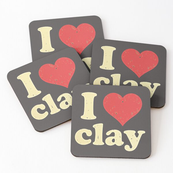 Item preview, I Love Clay Pottery Ceramics Heart designed and sold by rustyroofco.
