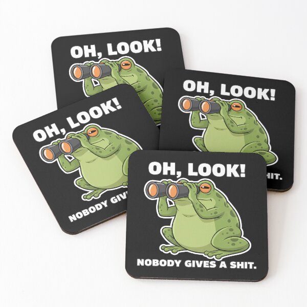 Item preview, Sarcastic Frog Binoculars Humor Meme designed and sold by k3rstman1.