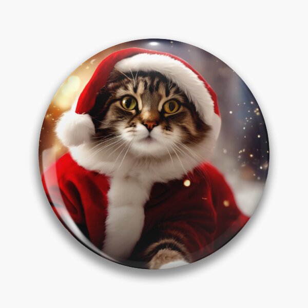 Item preview, Cat as Santa designed and sold by Zofia Sosnecka.