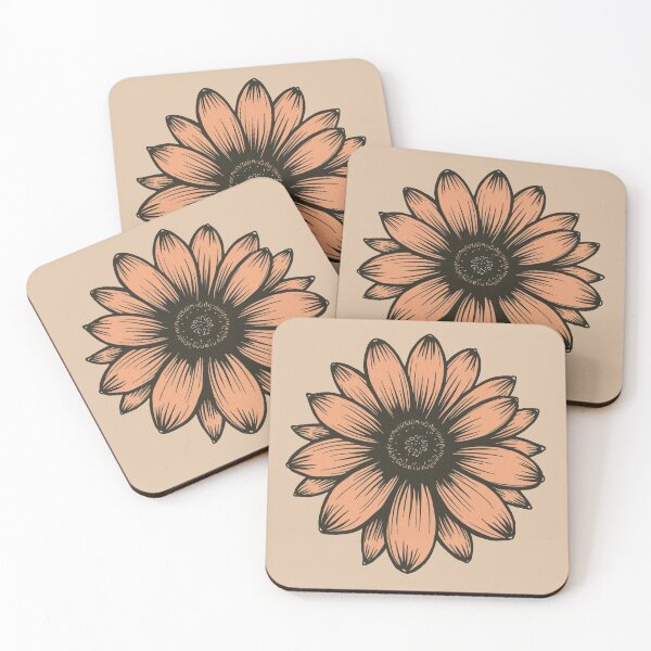 Item preview, Minimalist Sunflower Illustration – Boho Floral Line Art Design designed and sold by Tidarat-27.