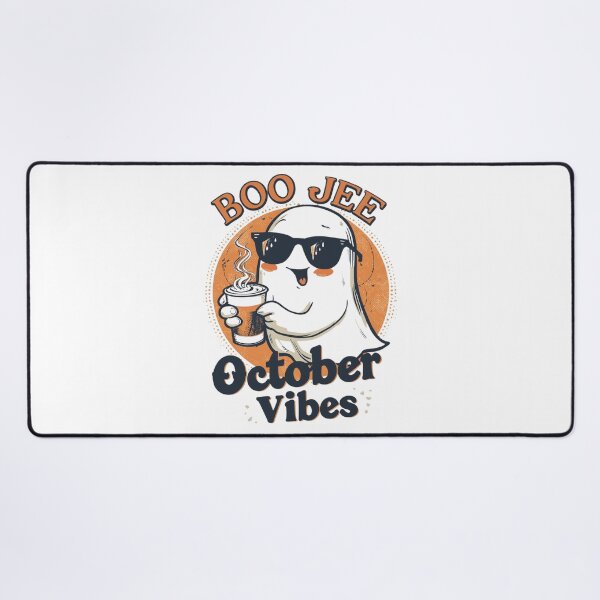 Item preview, Boo Jee October Vibes Ghost Halloween. Spooky humor, fall season - III designed and sold by YvkafromPoland.