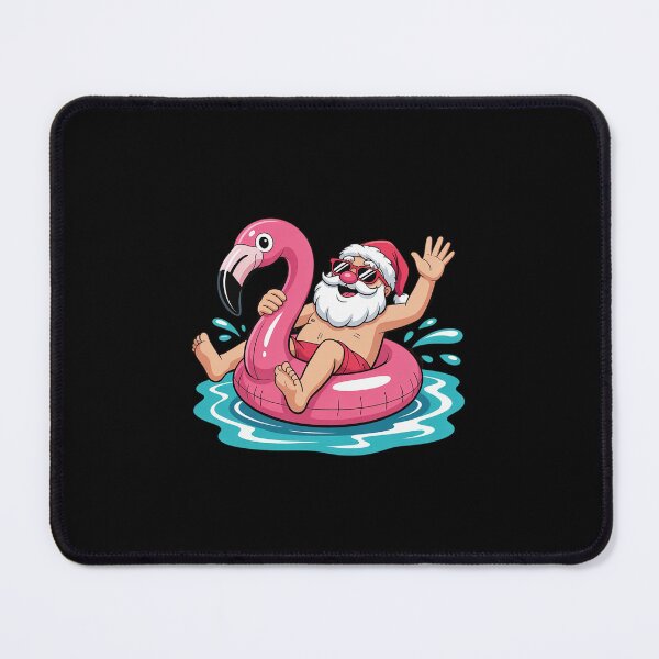 Item preview, Santa Flamingo Floatie Funny Christmas In July Summer Xmas designed and sold by RayArmstrong.