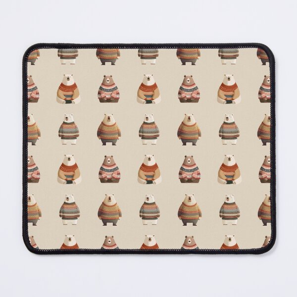 Item preview, Pack of Bears in Sweater designed and sold by NicolasGlowArt.