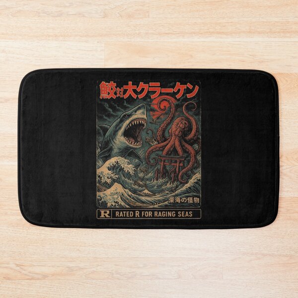 Item preview, Shark vs Kraken – Deep Sea Horror Battle Tee designed and sold by DreamCraze.
