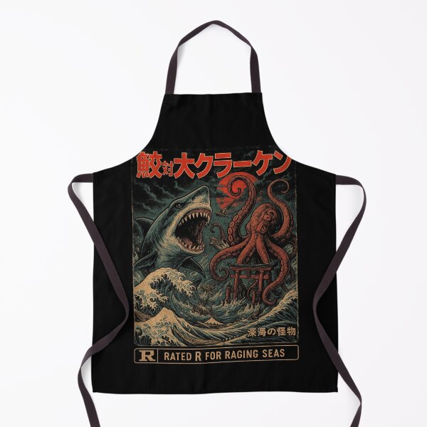 Item preview, Shark vs Kraken – Deep Sea Horror Battle Tee designed and sold by DreamCraze.