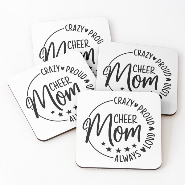 Item preview, Crazy Proud Always Loud Cheer Mom designed and sold by FloraliteCo.