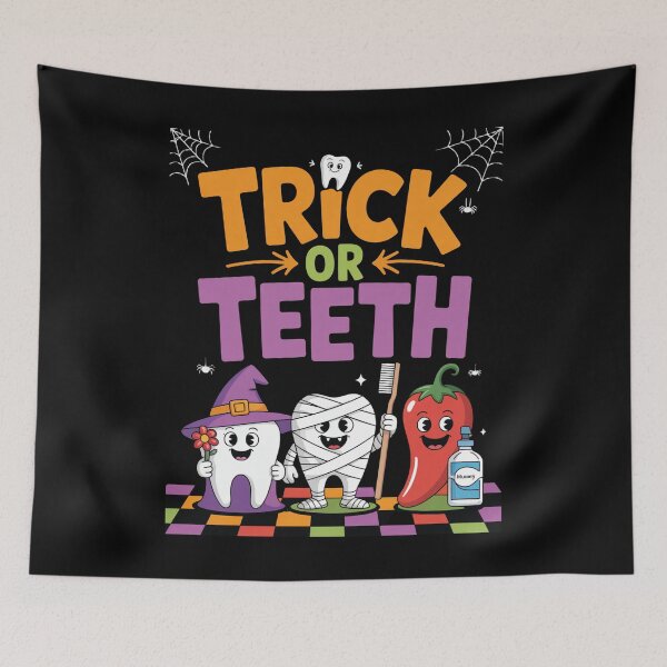 Item preview, Trick Or Teeth Crew Dental Halloween designed and sold by Gogetgiggles.
