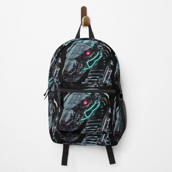 Item preview, Cybernetic Snake Head | Red-Eyed Robotic Serpent Futuristic Design designed and sold by Naturalite19.