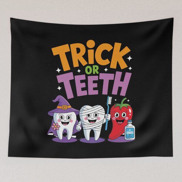 Item preview, Trick Or Teeth Crew Dental Halloween designed and sold by Gogetgiggles.
