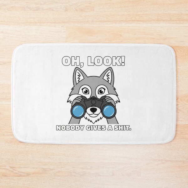 Item preview, Cynical Wolf Binoculars Sarcastic Humor designed and sold by k3rstman1.