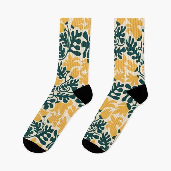 Item preview, Floral Pattern with Yellow Flowers and Green Leaves designed and sold by NicolaZhukov.