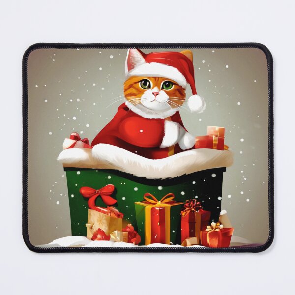 Item preview, Cat as Santa designed and sold by Zofia Sosnecka.