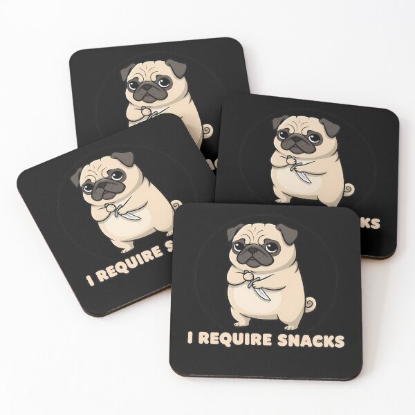 Item preview, Pug Dog I Require Snacks designed and sold by k3rstman1.