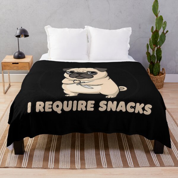 Item preview, Pug Dog I Require Snacks designed and sold by k3rstman1.