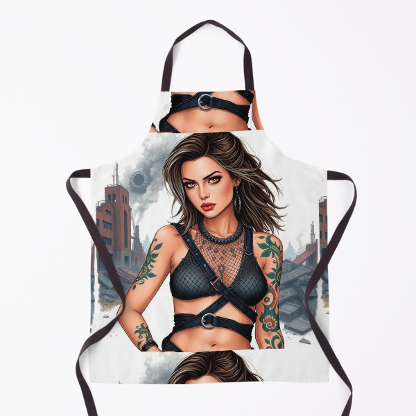 Item preview, Apocalypse soldier girl illustration designed and sold by Vintage Designs +.