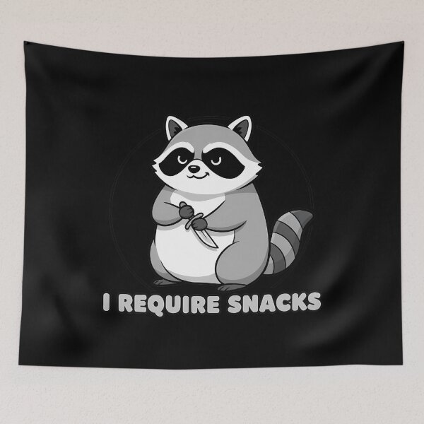 Item preview, Hungry Raccoon I Require Snacks designed and sold by k3rstman1.