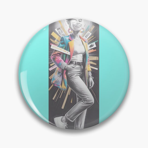 Item preview, Stylish Woman In Colorful Blazer Png By Merch, Limited Edition designed and sold by COOPERFRINK.