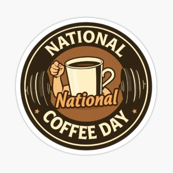 Item preview, National Coffee Day, Vintage Gym Cup designed and sold by Thread&Fable.