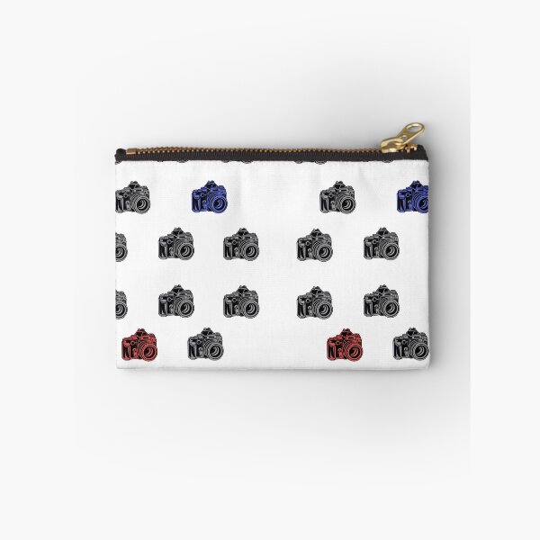Item preview, Multi Camera Pattern Black, Red, Blue designed and sold by qlobba.
