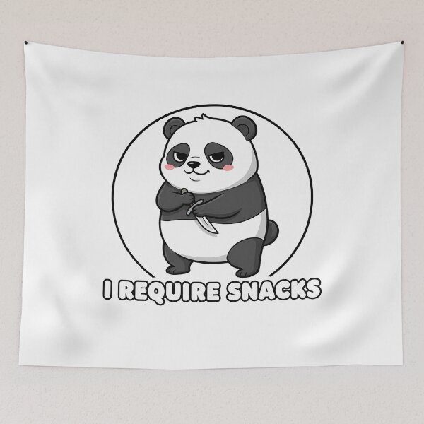 Item preview, Panda I Require Snacks designed and sold by k3rstman1.