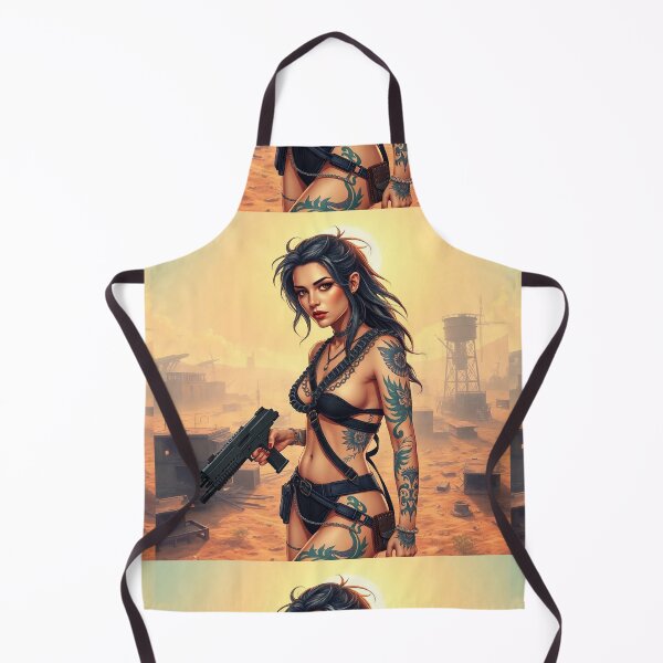Item preview, Apocalypse soldier girl illustration designed and sold by Vintage Designs +.