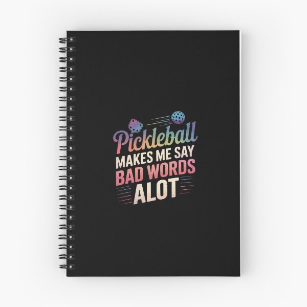 Item preview, Pickleball Makes me say bad words A lot Pickleball  designed and sold by dainegilbert.