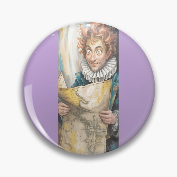 Item preview, Quirky Explorer Unfolds Ancient Map Artwork By Merch, Limited Edition designed and sold by COOPERFRINK.