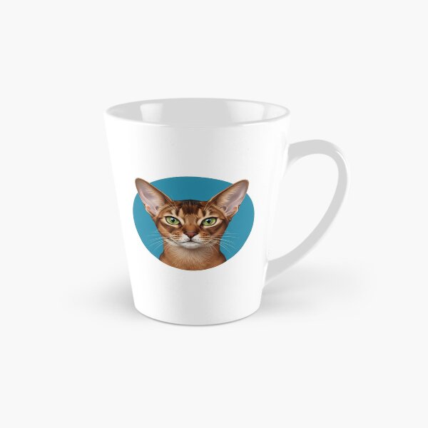 Item preview, Abyssinian Cat Green Eyes Feline Art designed and sold by k3rstman1.