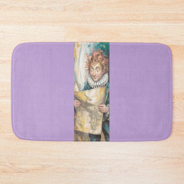 Item preview, Quirky Explorer Unfolds Ancient Map Artwork By Merch, Limited Edition designed and sold by COOPERFRINK.