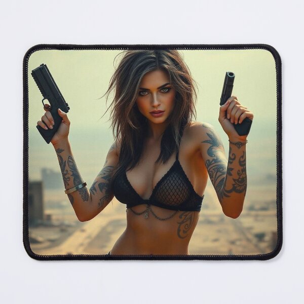 Item preview, Apocalypse soldier girl illustration designed and sold by Vintage Designs +.