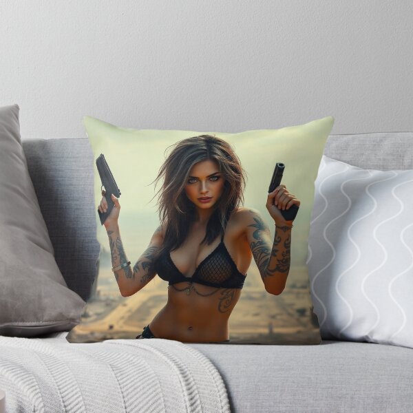 Item preview,  Apocalypse soldier girl illustration designed and sold by Vintage Designs +.
