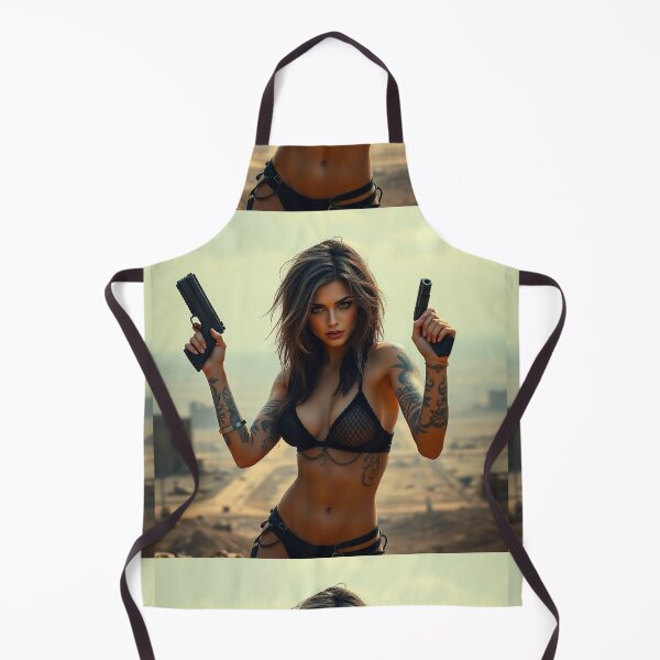 Item preview, Apocalypse soldier girl illustration designed and sold by Vintage Designs +.