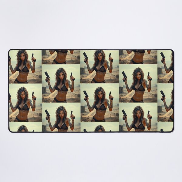 Item preview,  Apocalypse soldier girl illustration designed and sold by Vintage Designs +.
